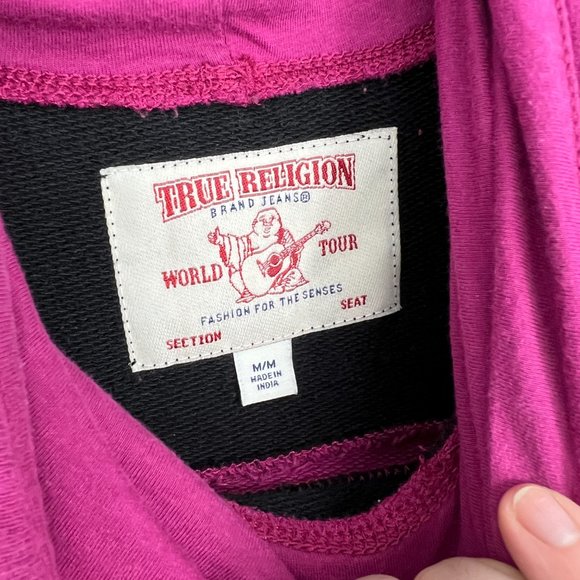 True Religion Pullover Rhinestone - M - Picture 3 of 9